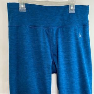 RBX Active Wear Mid Rise Blue Leggings Size L